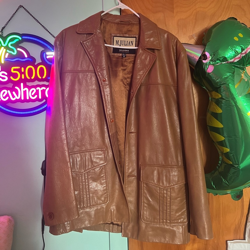 Leather jacket